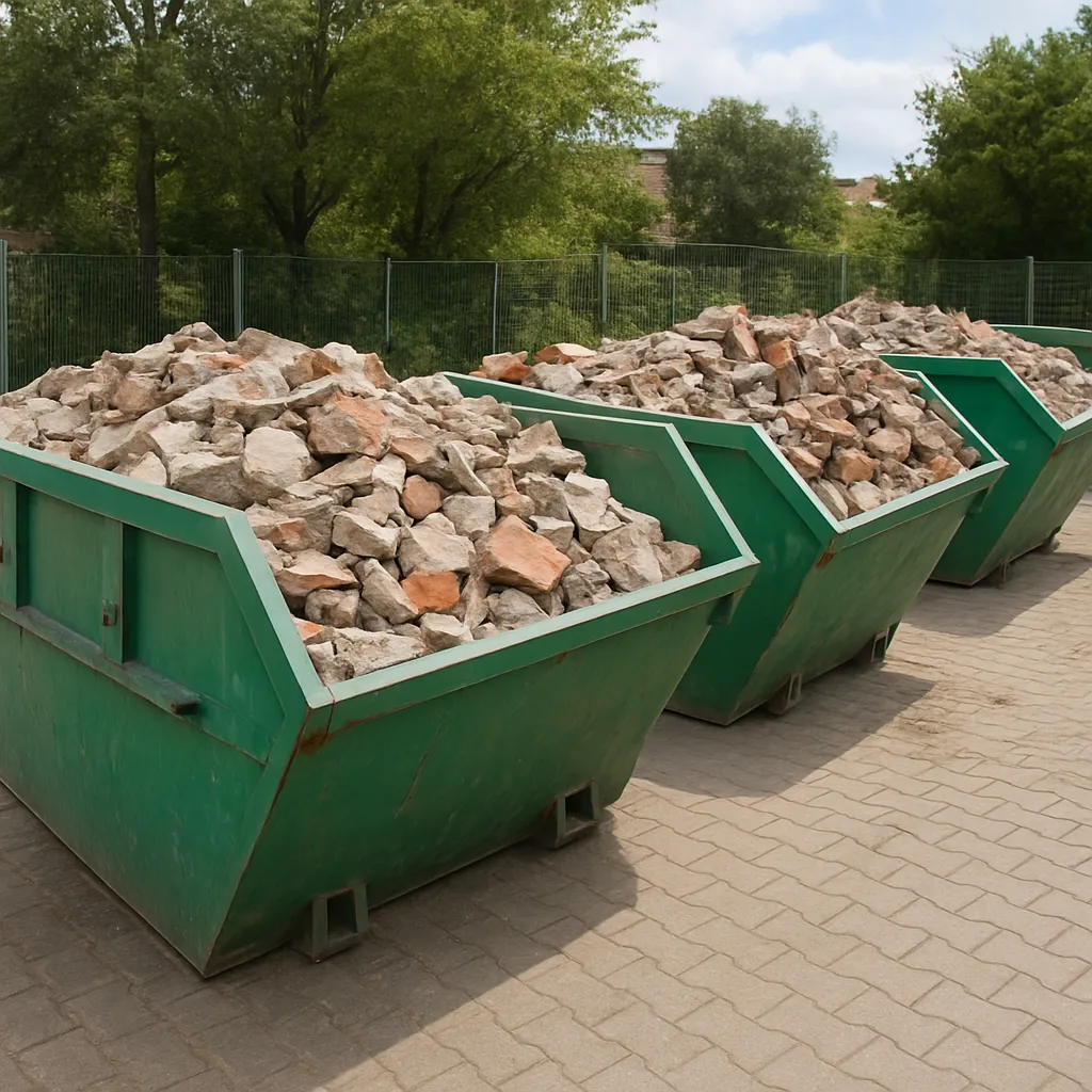 Kontenery na gruz w Zielonej Górze – co można do nich wrzucać